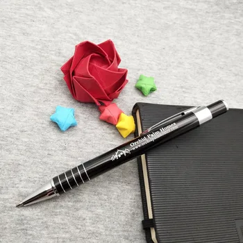 

Colorful metal pen custom free with any logo+address+wedsite+phone 30pcs/lot free shipping+free logo designed