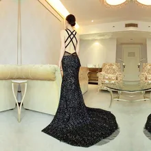 

Sexy Dress 2018 Off Shoulder Women Bandage Mermaid Backless Hollow Summer Bodycon Club Ladies Long Evening Party Vintage Dresses