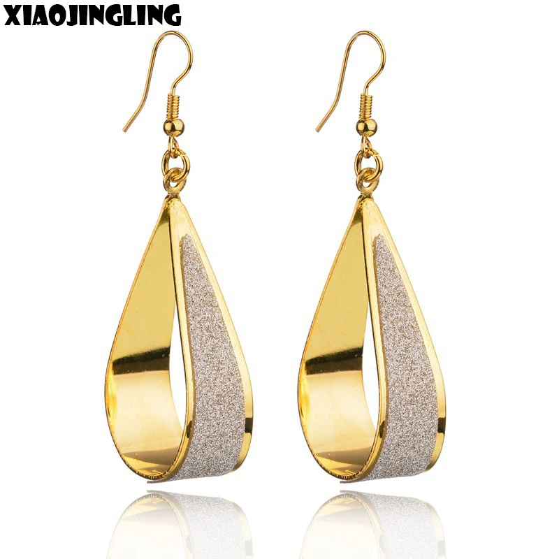 

XIAOJINGLING Long Drop Earrings High Quality Fashion Women Jewelry Alloy Party Birthday Wedding Bridal Vintage Pendant Dangle