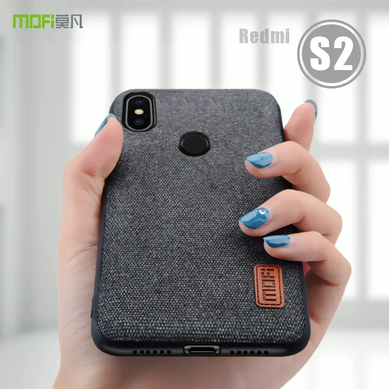 Redmi S2 case cover MOFI for xiaomi redmi s2 global Fabrics Cover Case Silicone edge full Back |