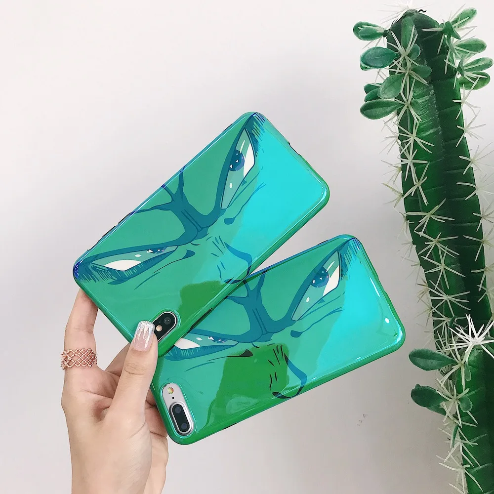 Мягкий чехол IMD с мультяшными глазами для iPhone 6 6Plus 6s plus 7 7Plus 8 8Plus X Xs XR Max телефона
