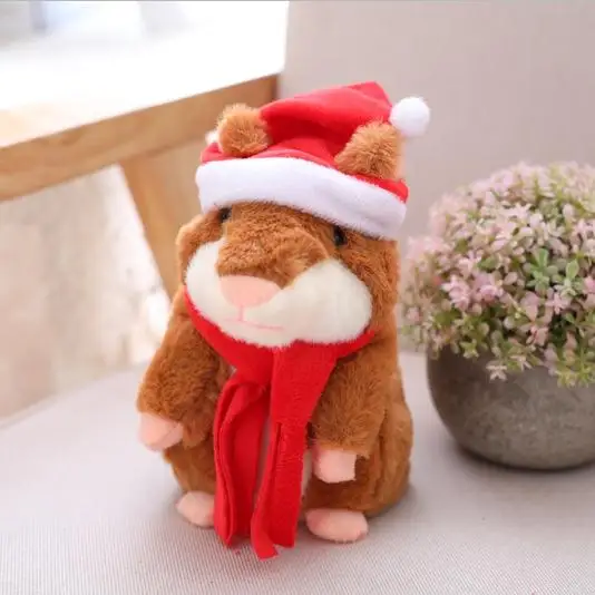Humor Ted говорящий хомяк рождественские подарки и плюшевые игрушки для детей, дерзкий, электронный, музыкальный