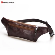 Поясная сумка, Мужская поясная сумка, брендовая натуральная кожа, поясная сумка для мужчин, высокое качество, sac banane