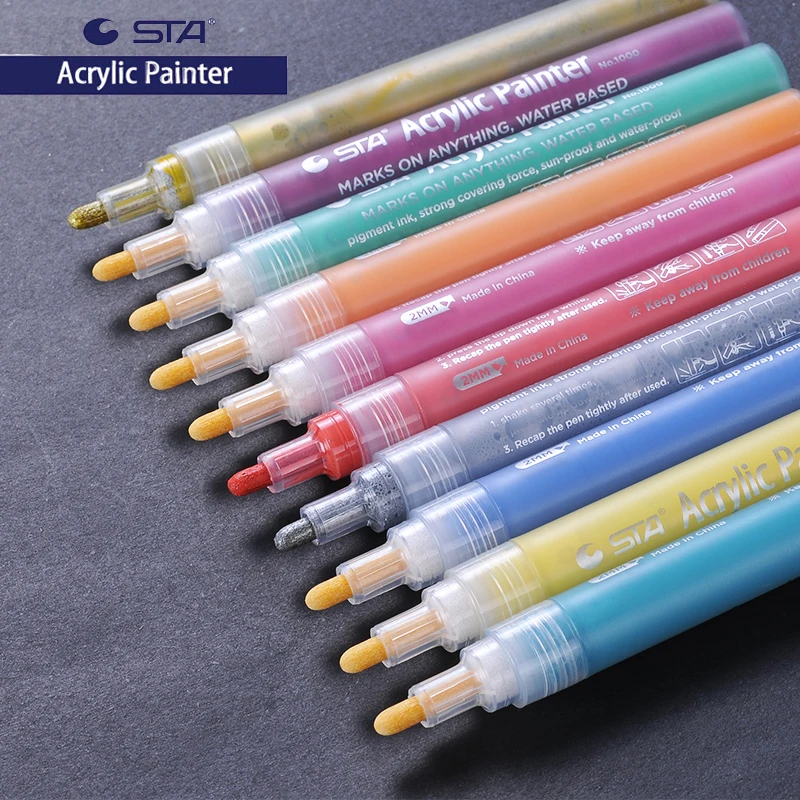

Glitter Markers Set Point Tip Oil Based Paint Pen party DIY artist Markers Drawing Art Supplies