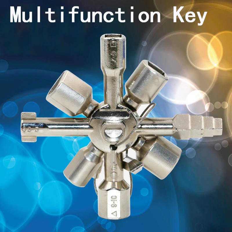 Buy New type Multi unction keys Cross key with 1 Chain
