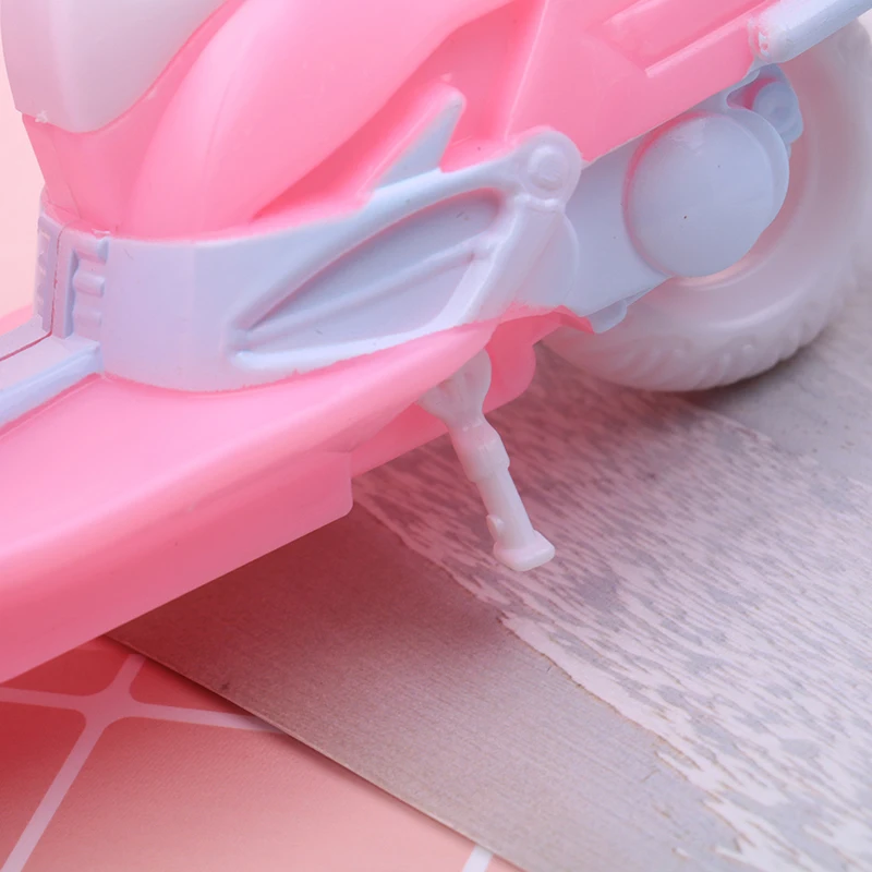 Car Toy Plastic Car Toy For Barbie Doll Dollhouse Miniature Furniture Plastic Stroller Bike Car Accessories