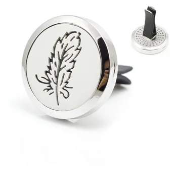 

Diffuser 30mm Stainless Steel Office Home Car Feather Essential Oil Diffuser Clip Aromatherapy Diffuser