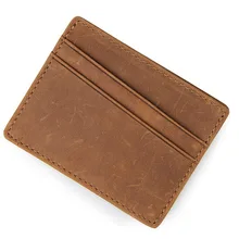 Чехол из натуральной кожи для визиток, держатель для кредитных карт, мини-мужской Чехол для мужчин, кошелек, защитная сумка, высокое качество# MD-J8101