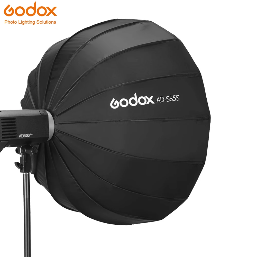 Godox AD-S85S 85 см серебристый глубокий параболический софтбокс с сотовой сеткой Godox крепление софтбокс для AD400PRO