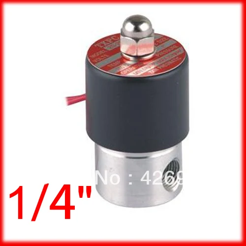 

1/4'' STAINLESS STEEL SOLENOID VALVE 2S025-08 WATER MINIATURE VALVE SMALL SIZE Corrosion Resistance SS Body,12v 24v 220v