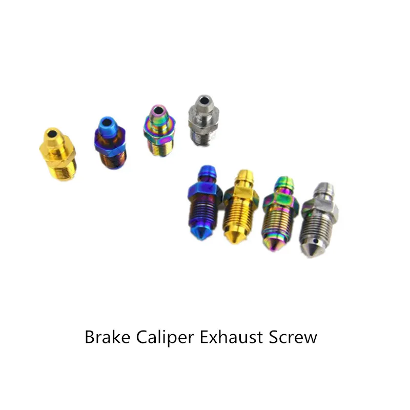 

Motorcycle TC4 Titanium Alloy Brake Caliper Exhaust Screw M10p1.0/1.25/M8 For Brembo Caliper Refit Accessories