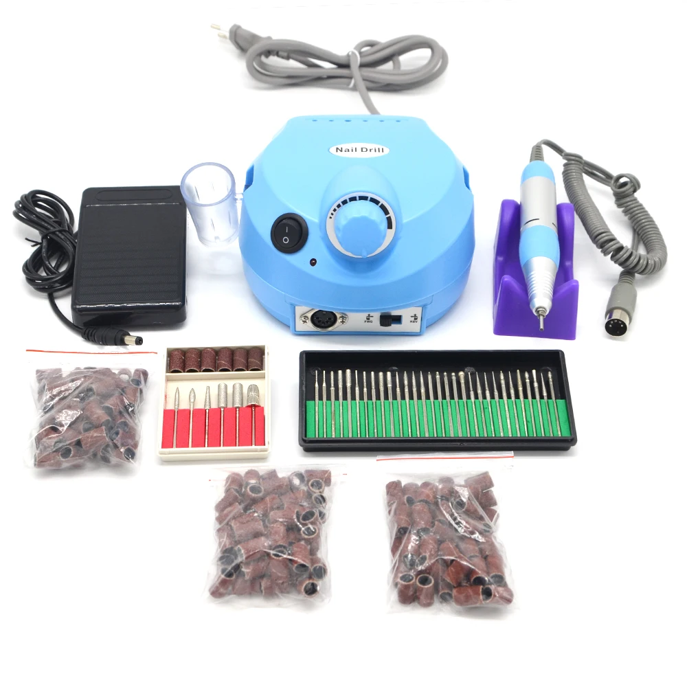 

Electric Manicure Drill Nail Manicure Handpiece with sand bands Nail Drill Machine polishing apparatus Accessories tool