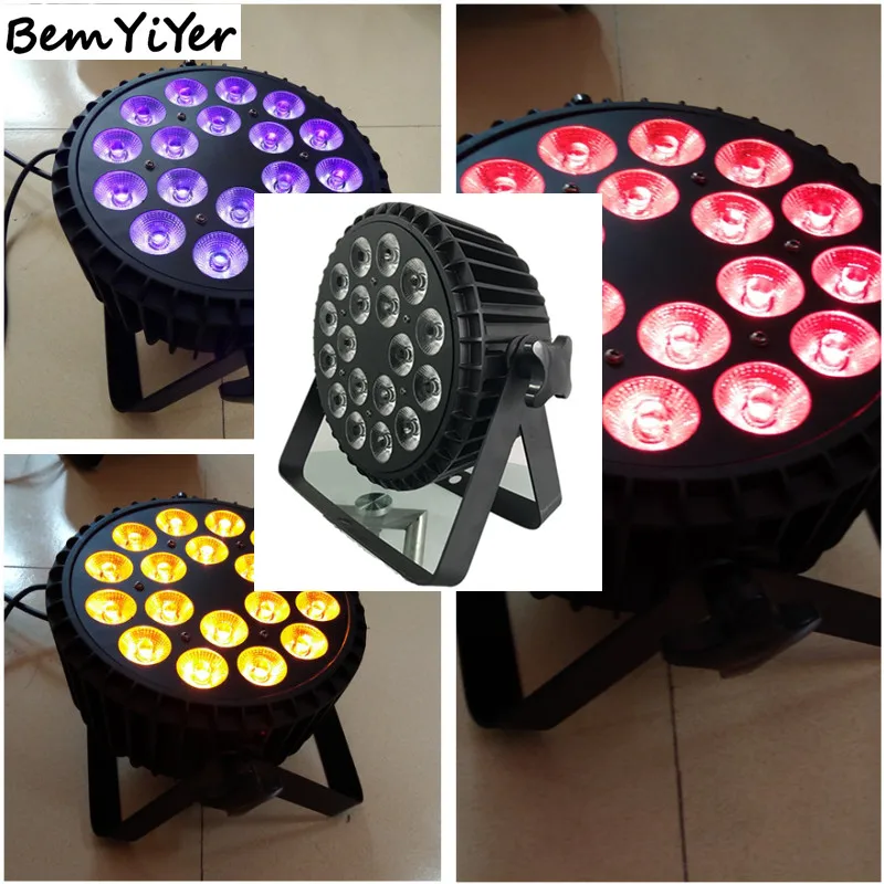 1 шт. высокого качества 18x10 Вт LED Телевизор с номинальной мыть свет/RGBWA + uv/6in1/DJ