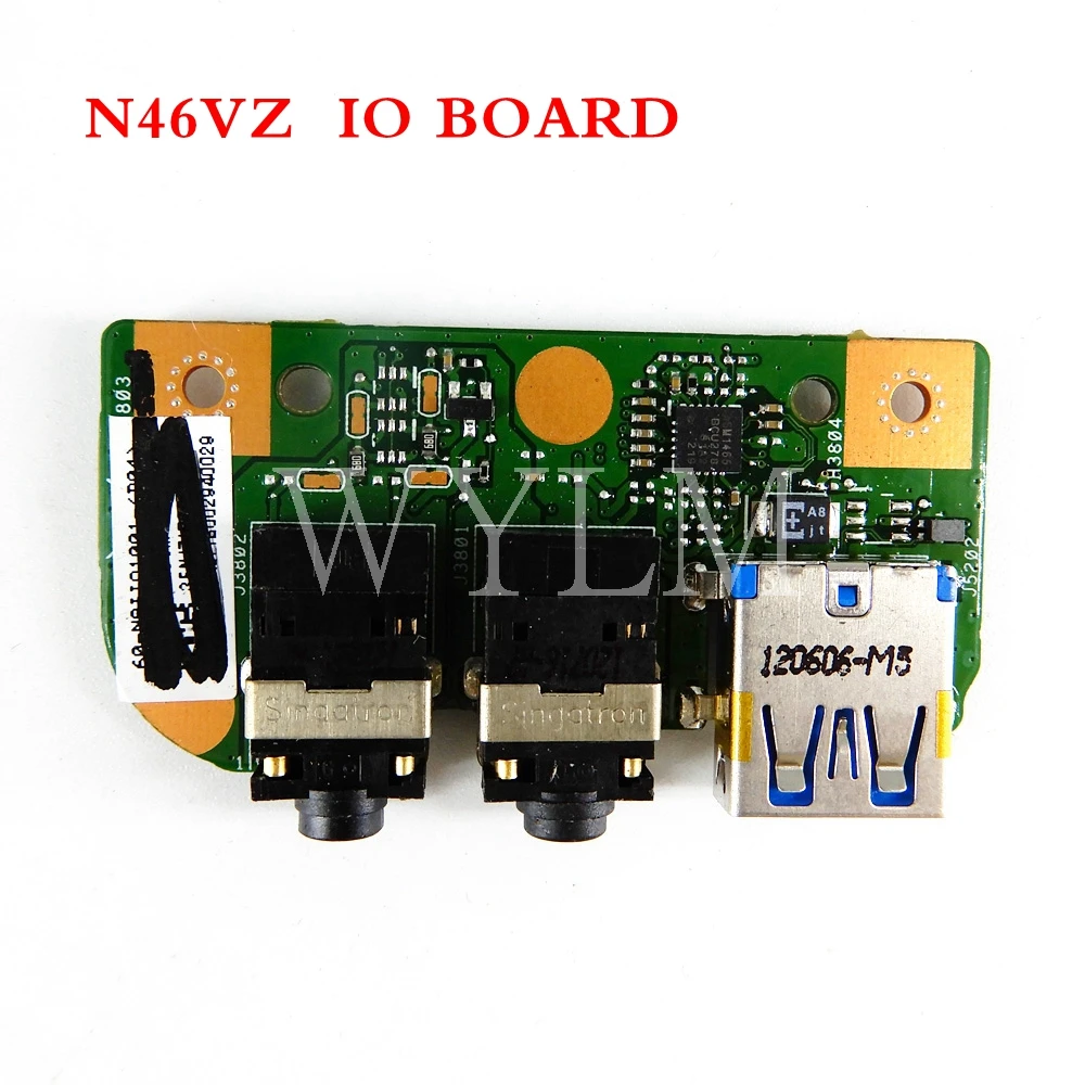 N46VZ IO board REV2.0 for ASUS N46V N46VM N46VJ N46VB Laptop motherboard USB Audio | Компьютеры и офис