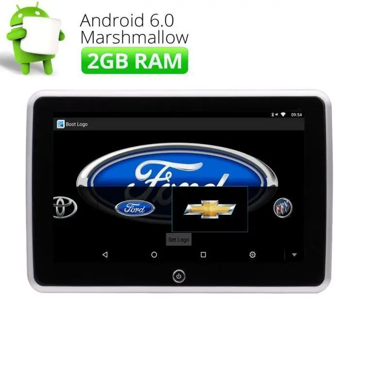 

2GB RAM Android 6.0 Capacitive Touch Screen Car Rear-seat Headrest Monitor HDMI Headrest Monitor Player 10.1'' Touch Screen WIFI