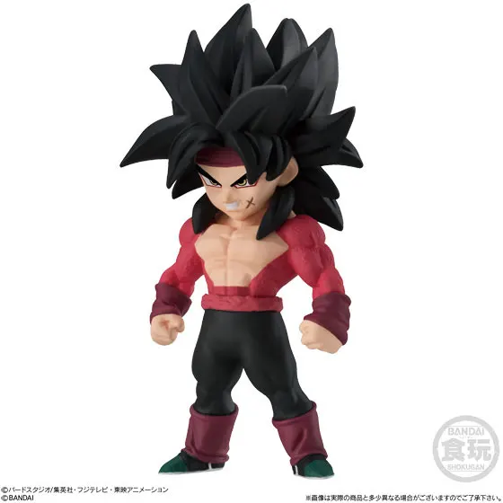 BANDAI рекламная игрушка фигурка-набор из 5 шт Goku Bardock Vegetto Cumber(злой Саян) из "Супер Герои Dragon Ball"