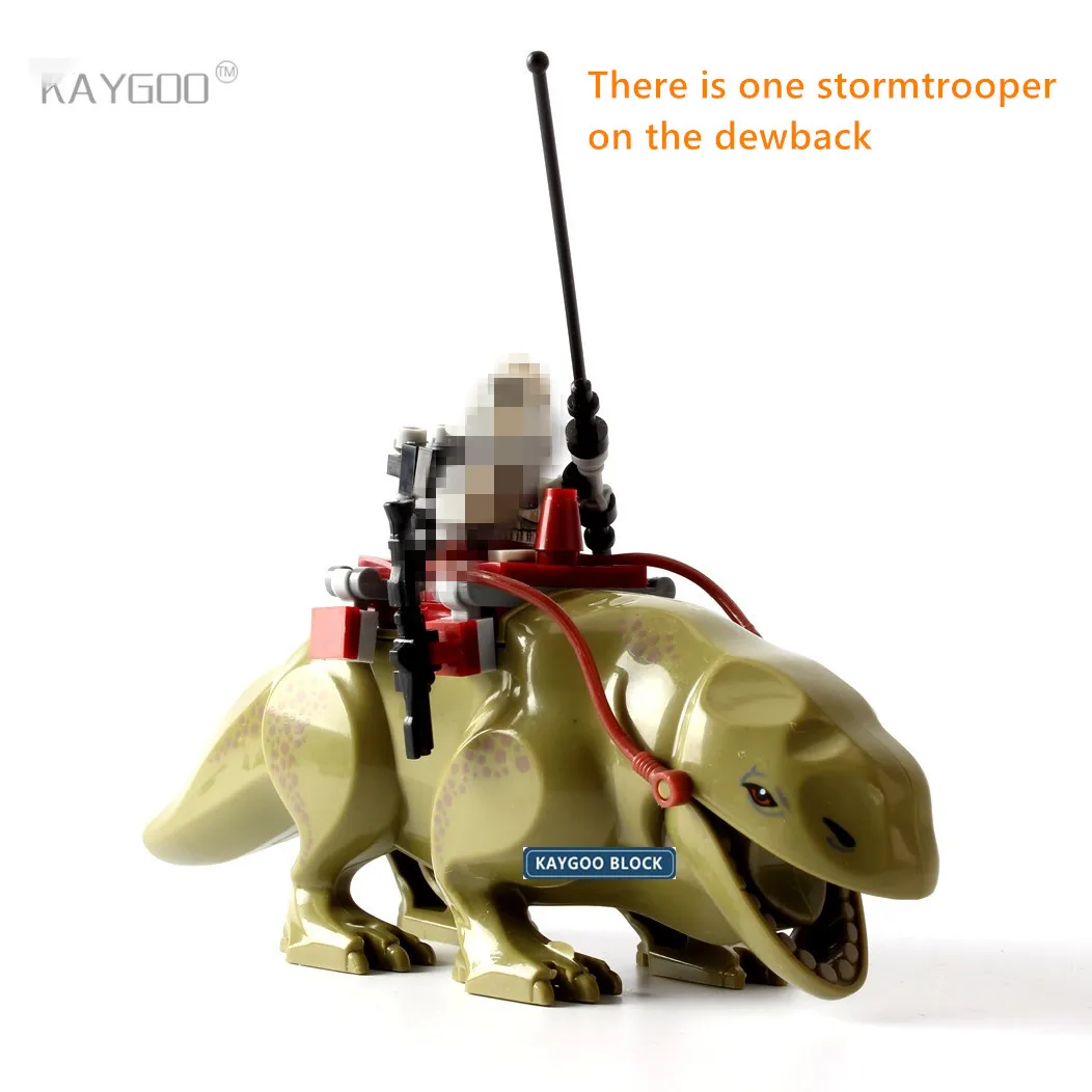Звездные серии космические войны 7 Dewback Desert Storm soldiers troopers фигурки строительные