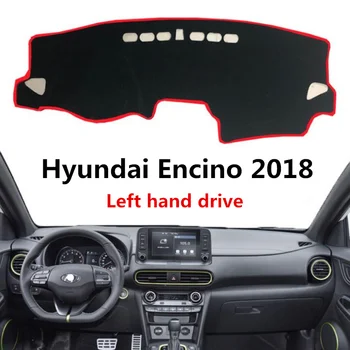 

TAIJS New car dashboard cover for Hyundai Encino 2018 left hand drive Auto dash board mat Dirty protective carpet for Encino 18