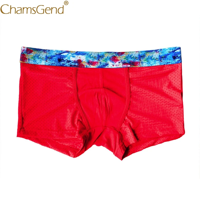 Chamsgend Мужское нижнее белье мужские боксеры сексуальные трусы женское
