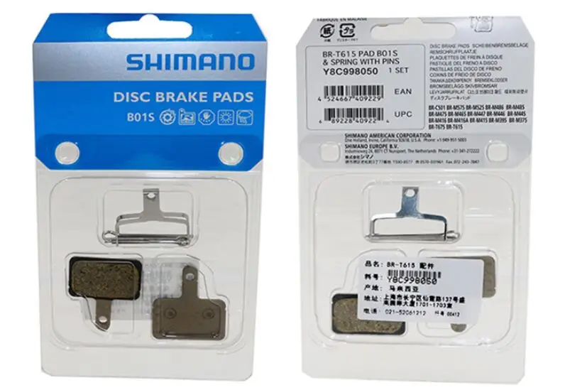 Shimano B01S G01S Resin MTB Disc Brake Pads For BR-M485 TX805 M445 