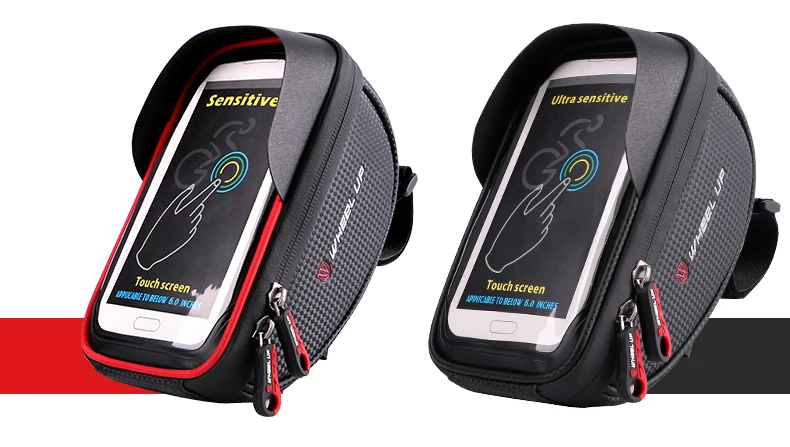 Водонепроницаемая велосипедная сумка на руль MTB для шоссейного велосипеда, велосипедная сумка на руль, 6,0 дюймов, велосипедная сумка, сумка для мобильного телефона