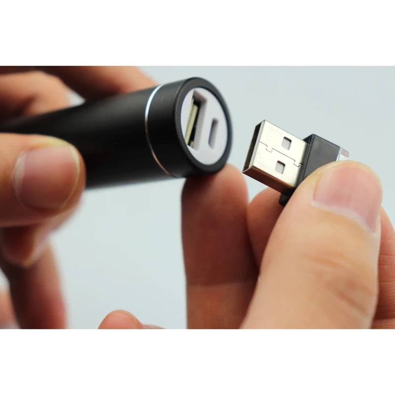 Автомобильные атмосферные огни Светодиодный Мини USB прикуриватель декоративные