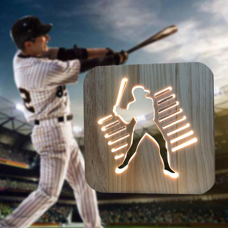 Baseball Night Light Hunkie