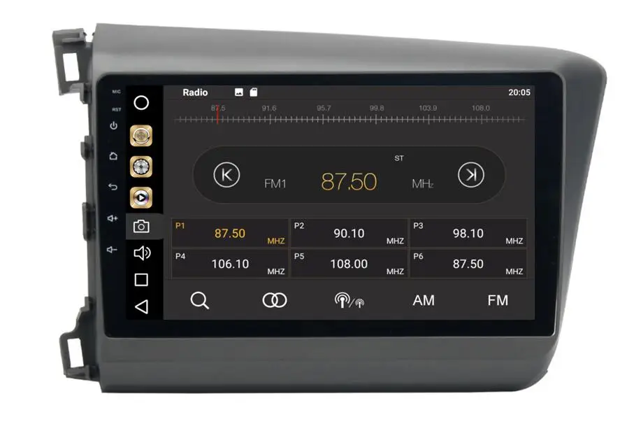Perfect IPS 32g 4GRam 9 " Android 9.0 Car Audio for Honda Civic 2012 - 2014  Headunit Stereo Video GPS Navi Multimedia IPS Monitor Radio 3
