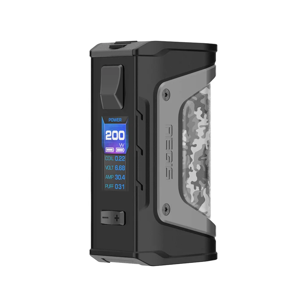 200 Вт GeekVape Aegis Legend TC Box MOD цветной дисплей экран и как чипсет Vape Aegis Legend MOD без батареи 18650 - Цвет: Camo