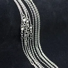 16-30 дюймов 10 шт 925 пробы Серебряное ожерелье с цепочкой из Сингапура длинное ожерелье s женские мужские ювелирные изделия 2 мм