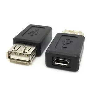

CYDZ USB 2.0 A Female to Micro USB B Type 5pin Female Contor Adapter Convertor