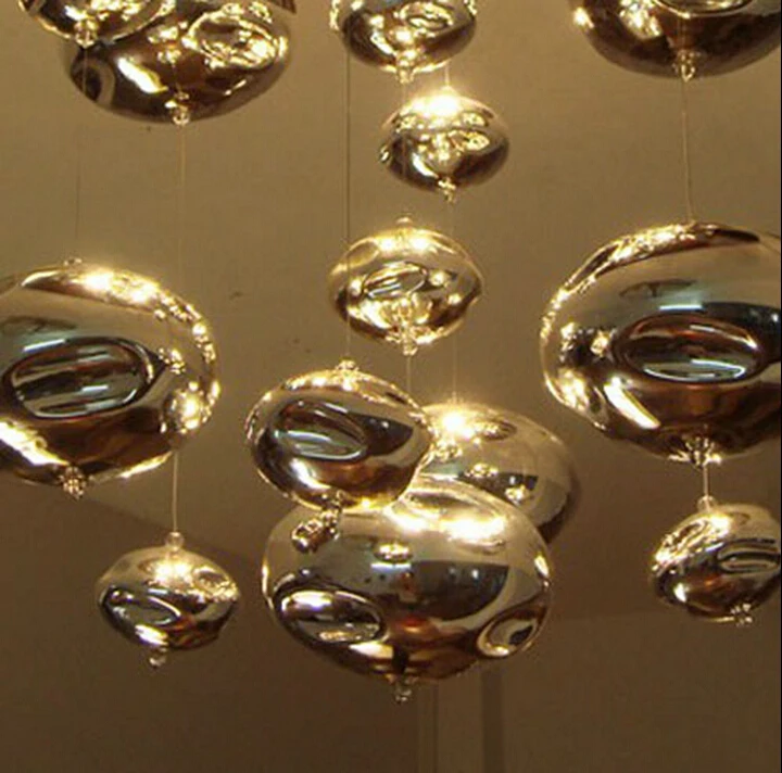 Aliexpress Com H60cm Murano Due Bubble Glass Ceiling Light Aliexpress Com H60cm Murano Due Bubble Glass Ceiling Light Chrome Lampshade Decoration Fixtures Restaurant Bedroom Home Hanging Lamp 110 240v From