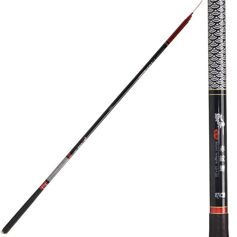 

Luxury portable 1 pcs/Lot super light hard tilapia fishing rod 2.7/3.6/3.9/4.5/4.8/5.4 m carbon Taiwan fishing rod