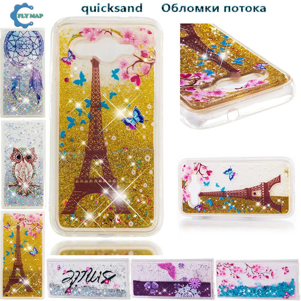 Quicksand Case For Huawei Y3 2017 Dynamic Liquid Glitter Stars Phone Cover Coque Shell CRO-L22 CRO-U00 CRO L22 U00 Y5 Lite |
