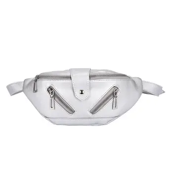 

Women Waist Bag Solid Leather Fashion Casual Sports Travel Waist Bag Bum Bag Fanny Pack Money Waist Pouch Holiday Wallet