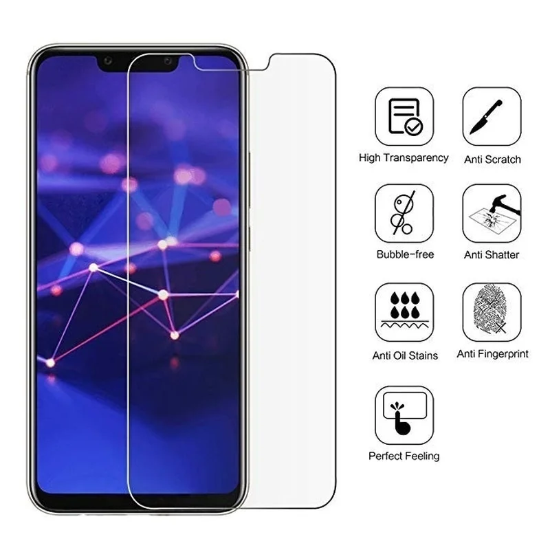 Защитная пленка для экрана из закаленного стекла Huawei P20 Pro P30 Mate 20 10 Lite Honor полное