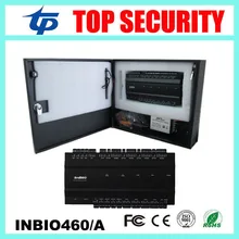 Inbio460 4 doors access control panel ZK fingerprint door access control system with power supply box TCP/IP door control system