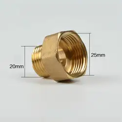 1/2 "BSP штекер x 3/4" муфта с внутренней резьбой латунный фитинг Соединительный шов адаптер