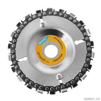 

New Angle Grinder Power Angle Grinding Chain Plate Woodworking Chain Plate Wood Carving Disc For Angle Grinder Power Tool