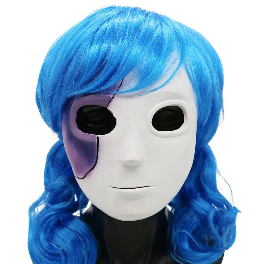 Салли лицо парик Латекс маски игра маска косплей реквизит Хэллоуин Косплей Костюм