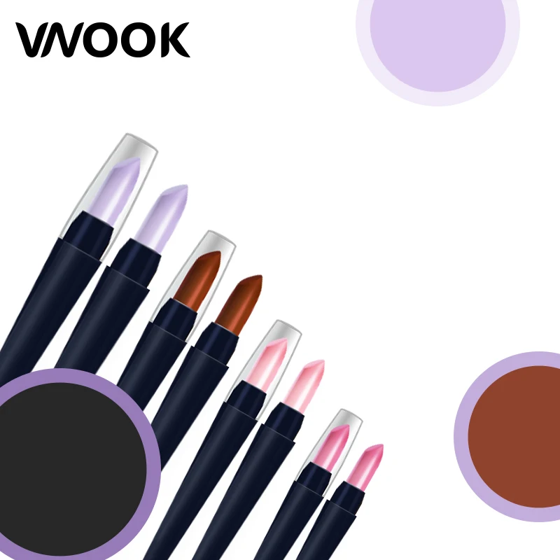 Vnook Макияж матовая помада Долгое Водонепроницаемый телесного цвета 20 Цвет Lip Stick