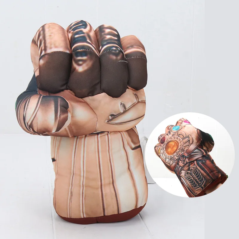 

1 piece NEW 30cm The Avengers Thanos Gloves plush Gloves cosplay Thanos left hand plush toys