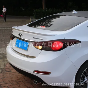 

Fit for honda ELANTRA ABS rear spoiler rear wing with customize DIY color spoiler No paint spoiler