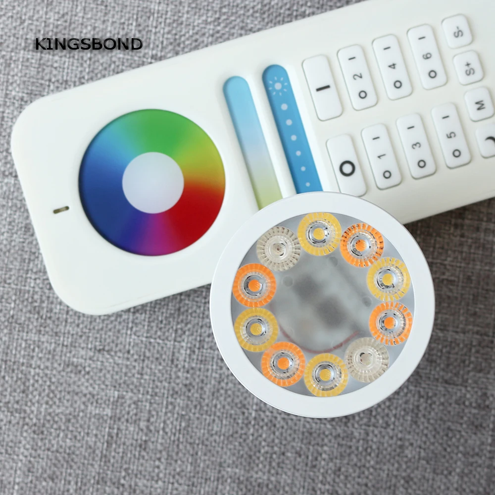 Фонарь светодиодный 220 В 2 4 г РЧ 5 Вт GU10 RGBW RGB + CCT с регулируемой яркостью|led lamp light|lamp