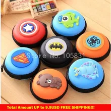 Multi-function headphones zero coin purse creative cartoon earphones storage bag zipper wallet