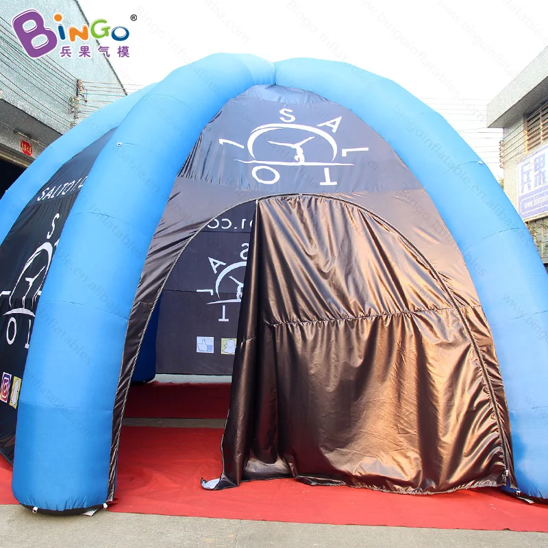  S FREE SHIPPING customized 8x4m inflatable six legged tent outdoor camping tent / gazebo toy tent