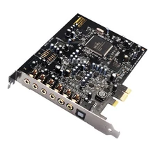 1 шт. для креативного SoundBLASTER LIVE 7,1 канальный внутренний объемный PCI Звуковая карта A5 отношение сигнал-шум 106db черный