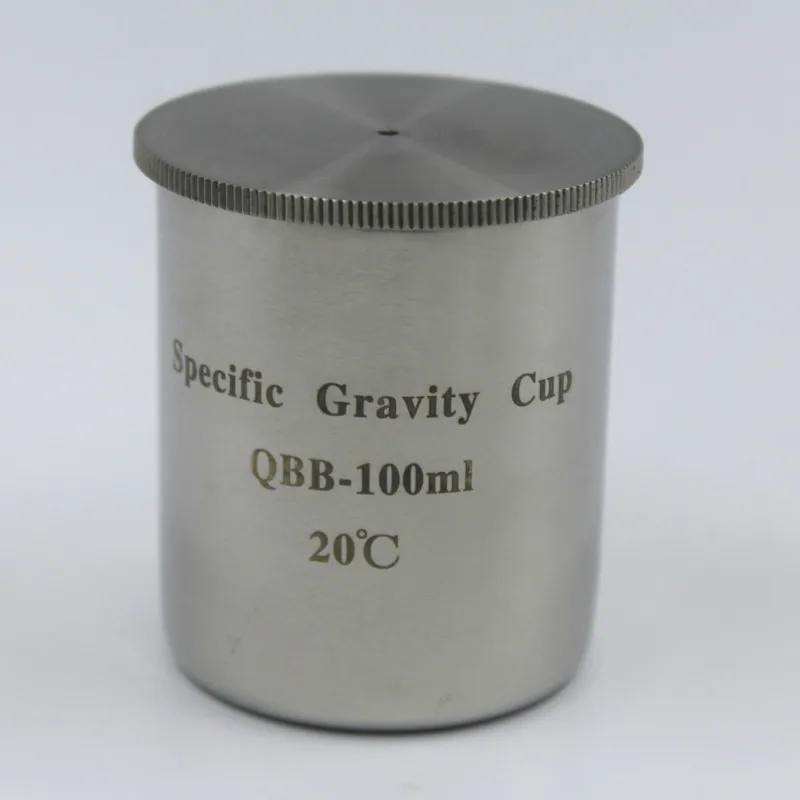 Пикнометр/плотность чашки метрические 100cc/мл нержавеющая сталь