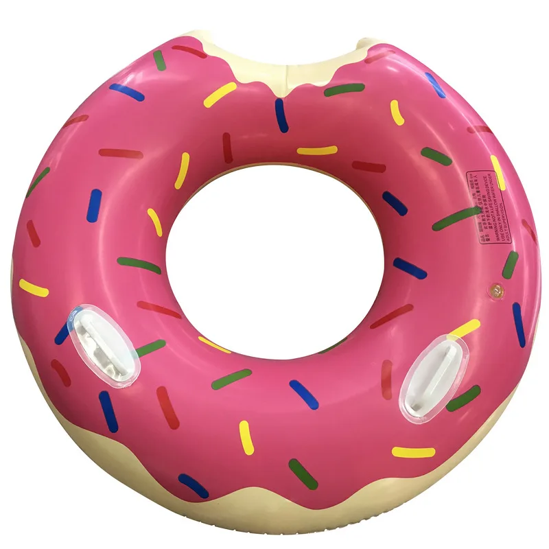 Надувной плавательный круг для взрослых детей подмышек уплотненное кольцо шоколадная клубника пончик купальное кольцо