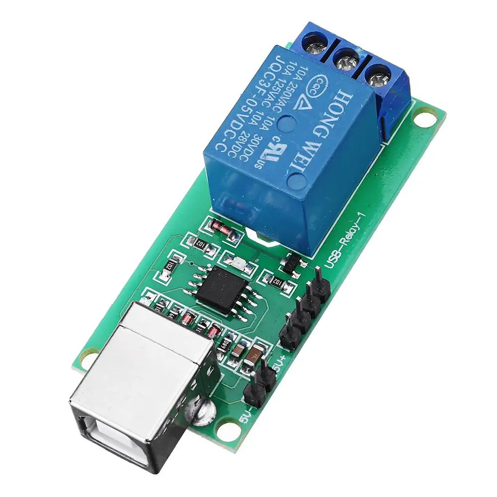 

1 Channel 5V Relay Module Non-drive USB Control Switching Module 10A 250V